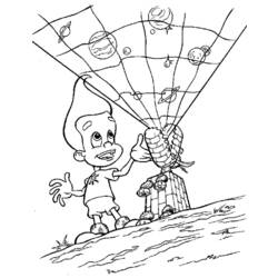 Coloring page: Jimmy Neutron (Cartoons) #48992 - Free Printable Coloring Pages