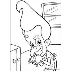 Coloring page: Jimmy Neutron (Cartoons) #49061 - Free Printable Coloring Pages