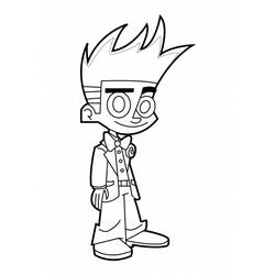 Coloring page: Johnny Test (Cartoons) #34986 - Printable coloring pages