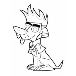 Coloring page: Johnny Test (Cartoons) #34993 - Printable coloring pages