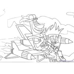 Coloring page: Johnny Test (Cartoons) #34994 - Printable coloring pages