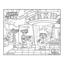 Coloring page: Johnny Test (Cartoons) #35002 - Printable coloring pages