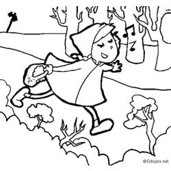 Coloring page: Little Red Riding Hood (Cartoons) #49216 - Free Printable Coloring Pages