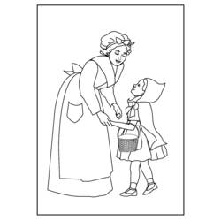Coloring page: Little Red Riding Hood (Cartoons) #49231 - Printable coloring pages