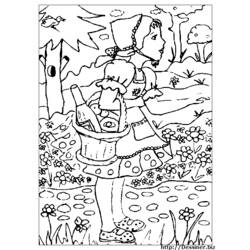 Coloring page: Little Red Riding Hood (Cartoons) #49240 - Printable coloring pages