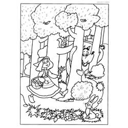 Coloring page: Little Red Riding Hood (Cartoons) #49302 - Printable coloring pages