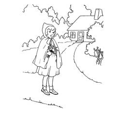 Coloring page: Little Red Riding Hood (Cartoons) #49306 - Printable coloring pages