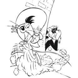 Coloring page: Looney Tunes (Cartoons) #39207 - Free Printable Coloring Pages