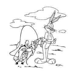 Coloring page: Looney Tunes (Cartoons) #39234 - Free Printable Coloring Pages
