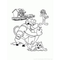 Coloring page: Looney Tunes (Cartoons) #39265 - Free Printable Coloring Pages