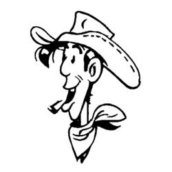Coloring page: Lucky Luke (Cartoons) #25509 - Free Printable Coloring Pages