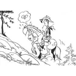 Coloring page: Lucky Luke (Cartoons) #25515 - Free Printable Coloring Pages