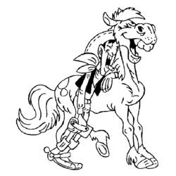 Coloring page: Lucky Luke (Cartoons) #25516 - Free Printable Coloring Pages