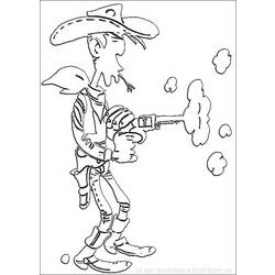 Coloring page: Lucky Luke (Cartoons) #25517 - Free Printable Coloring Pages
