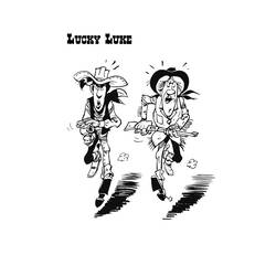 Coloring page: Lucky Luke (Cartoons) #25524 - Free Printable Coloring Pages