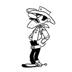 Coloring page: Lucky Luke (Cartoons) #25525 - Printable coloring pages
