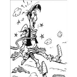 Coloring page: Lucky Luke (Cartoons) #25549 - Free Printable Coloring Pages