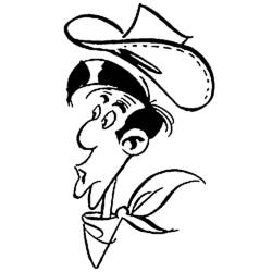 Coloring page: Lucky Luke (Cartoons) #25568 - Free Printable Coloring Pages