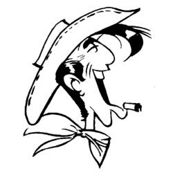 Coloring page: Lucky Luke (Cartoons) #25578 - Free Printable Coloring Pages