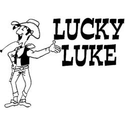 Coloring page: Lucky Luke (Cartoons) #25600 - Free Printable Coloring Pages