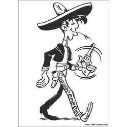 Coloring page: Lucky Luke (Cartoons) #25606 - Free Printable Coloring Pages