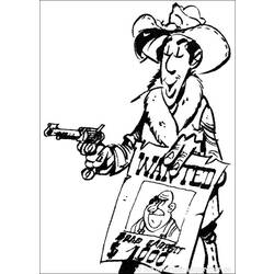 Coloring page: Lucky Luke (Cartoons) #25611 - Free Printable Coloring Pages