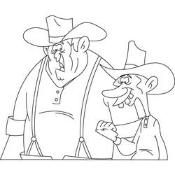 Coloring page: Lucky Luke (Cartoons) #25615 - Free Printable Coloring Pages
