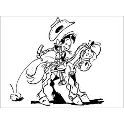 Coloring page: Lucky Luke (Cartoons) #25617 - Printable coloring pages