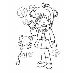 Coloring page: Mangas (Cartoons) #42582 - Free Printable Coloring Pages