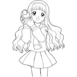Coloring page: Mangas (Cartoons) #42583 - Printable coloring pages