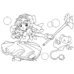 Coloring page: Mangas (Cartoons) #42594 - Free Printable Coloring Pages