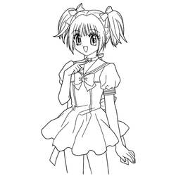 Coloring page: Mangas (Cartoons) #42602 - Printable coloring pages