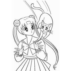 Coloring page: Mangas (Cartoons) #42609 - Printable coloring pages