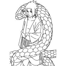 Coloring page: Mangas (Cartoons) #42630 - Free Printable Coloring Pages