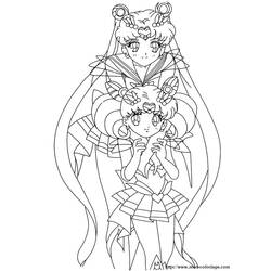 Coloring page: Mangas (Cartoons) #42632 - Free Printable Coloring Pages