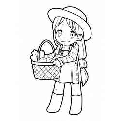 Coloring page: Mangas (Cartoons) #42645 - Free Printable Coloring Pages