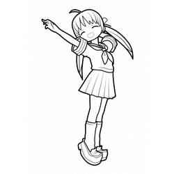 Coloring page: Mangas (Cartoons) #42656 - Free Printable Coloring Pages