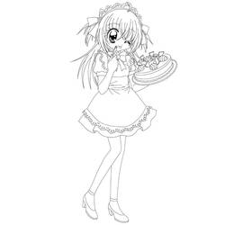 Coloring page: Mangas (Cartoons) #42700 - Printable coloring pages