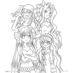 Coloring page: Mangas (Cartoons) #42724 - Free Printable Coloring Pages