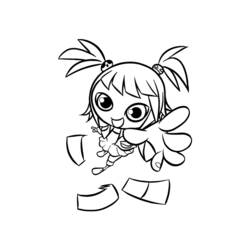 Coloring page: Mangas (Cartoons) #42792 - Free Printable Coloring Pages