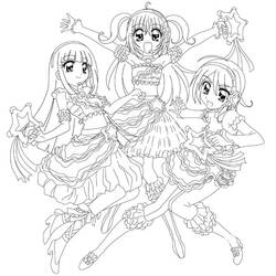 Coloring page: Mangas (Cartoons) #42856 - Free Printable Coloring Pages
