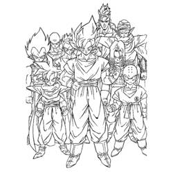 Coloring page: Mangas (Cartoons) #43005 - Free Printable Coloring Pages