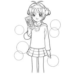Coloring page: Mangas (Cartoons) #43029 - Free Printable Coloring Pages