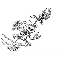 Coloring page: Marsupilami (Cartoons) #50115 - Printable coloring pages