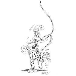 Coloring page: Marsupilami (Cartoons) #50131 - Printable coloring pages