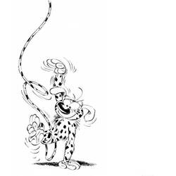 Coloring page: Marsupilami (Cartoons) #50147 - Printable coloring pages