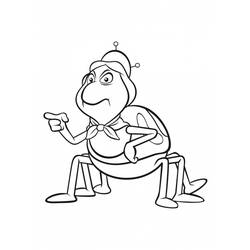 Coloring page: Maya the bee (Cartoons) #28229 - Printable coloring pages