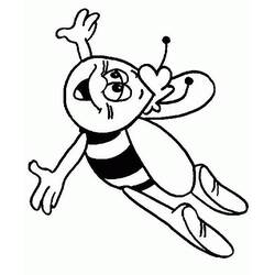 Coloring page: Maya the bee (Cartoons) #28250 - Free Printable Coloring Pages