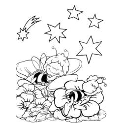 Coloring page: Maya the bee (Cartoons) #28351 - Printable coloring pages