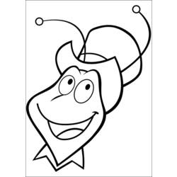Coloring page: Maya the bee (Cartoons) #28363 - Free Printable Coloring Pages
